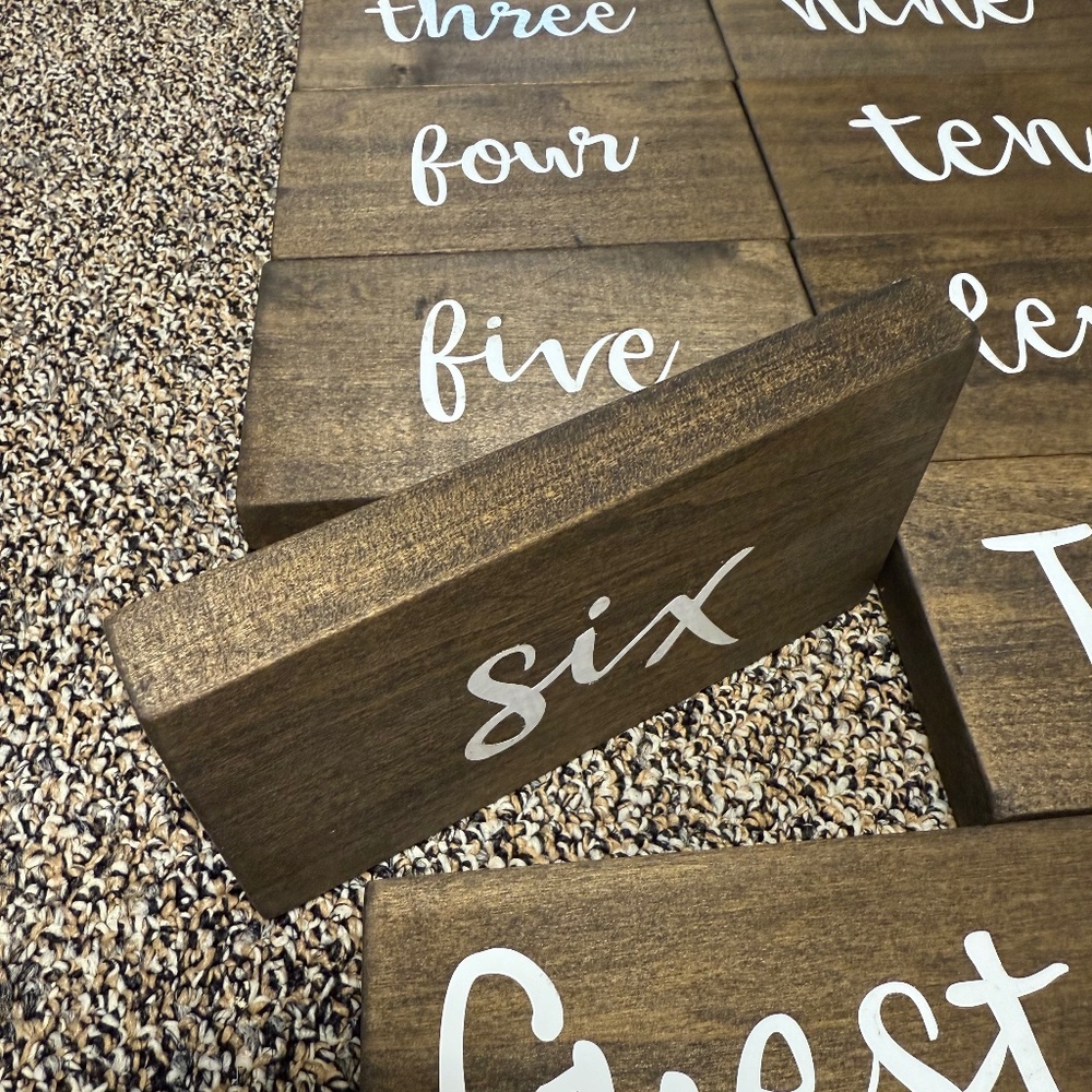 Tables Numbers & Event Decor - Picture 2 of 7